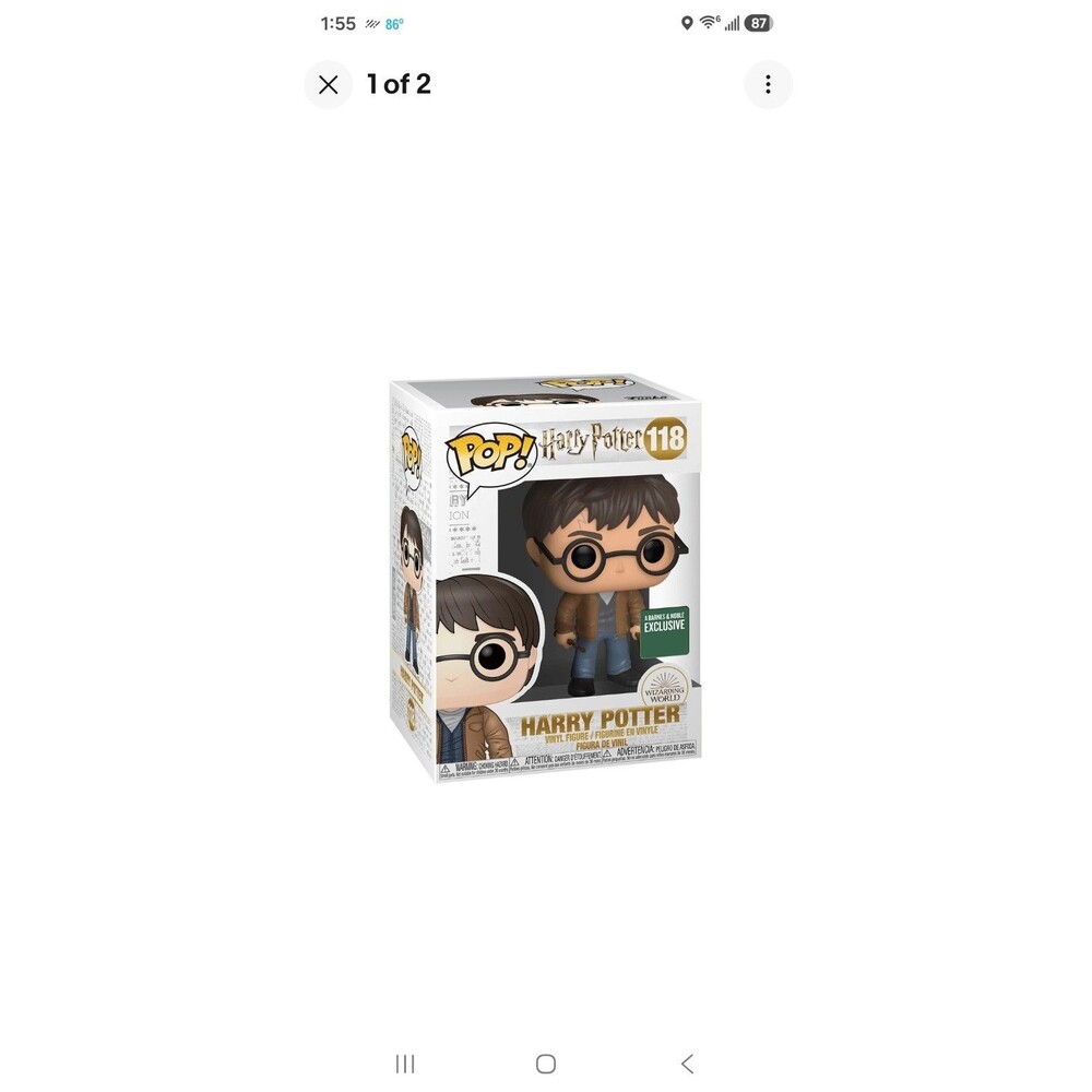 Harry Potter #118 (Two Wands) Barnes & Noble exclusive sticker?